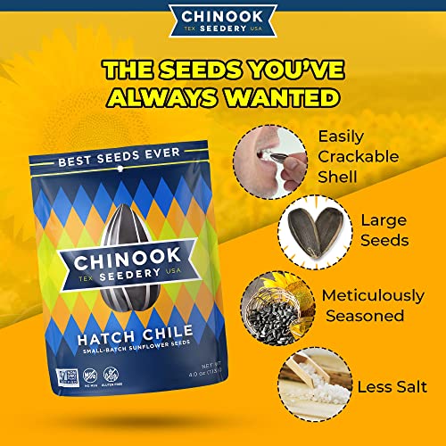Chinook Seedery Roasted Sunflower Seeds - Jumbo Seeds Keto Snack