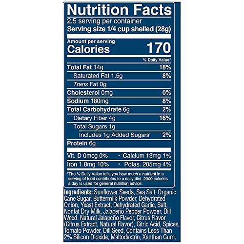 Chinook Seedery Sunflower Seeds Jalapeno Ranch - 1 pack, gray