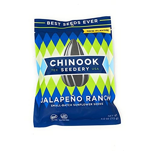 Chinook Seedery Sunflower Seeds Jalapeno Ranch - 1 pack, gray
