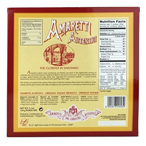 Amaretti Del Chiostro, Amaretti Di Saronno Crunchy Italian Cooki
