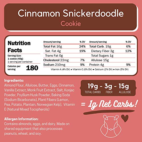 Chipmonk Cookies - Zero Or Low Carb Keto Friendly Snacks, Desser