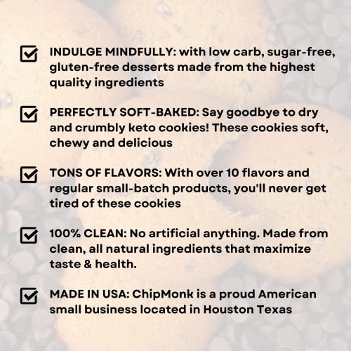 ChipMonk Keto Sampler Box Keto Snacks, Zero Carb Chocolate Chip...