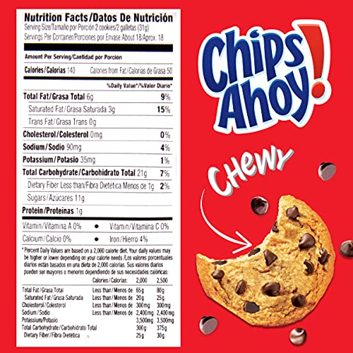 CHIPS AHOY! Chewy Chocolate Chip Cookies, 19.5 oz