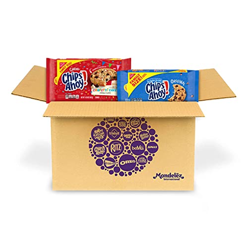 CHIPS AHOY! Chewy Confetti Cake Chocolate Chip Cookies & Origina... CHIPS AHOY! Chewy Confetti Cake Chocolate Chip Cookies & Origina...