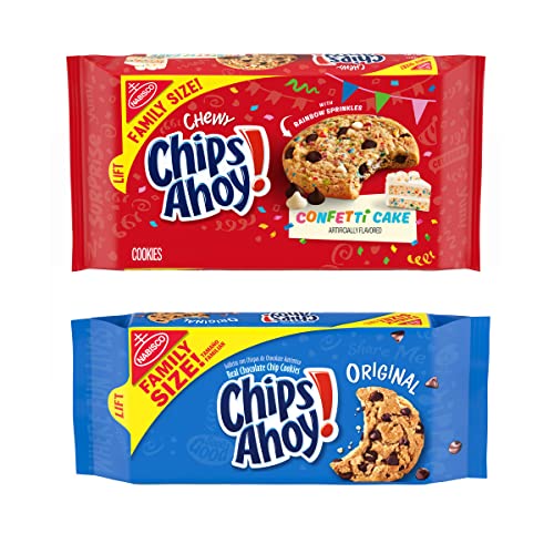 CHIPS AHOY! Chewy Confetti Cake Chocolate Chip Cookies & Origina... CHIPS AHOY! Chewy Confetti Cake Chocolate Chip Cookies & Origina...