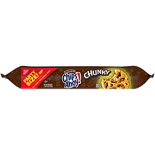 Chips Ahoy! Chunky Chunk Cookies Party Size 24.75 oz Pack, Choco...