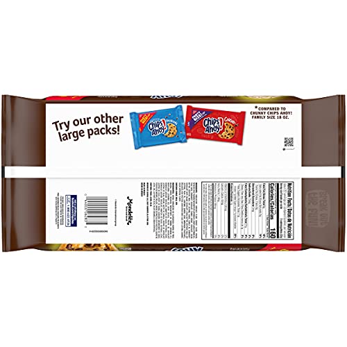 Chips Ahoy! Chunky Chunk Cookies Party Size 24.75 oz Pack, Choco...