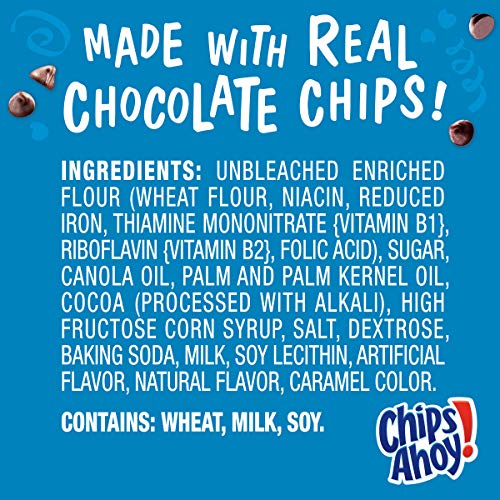 Chips Ahoy! Mini Chocolate Chip Cookies, 12 - 1 Oz Packs