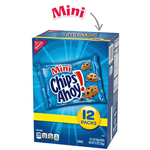 Chips Ahoy! Mini Chocolate Chip Cookies, 12 - 1 Oz Packs