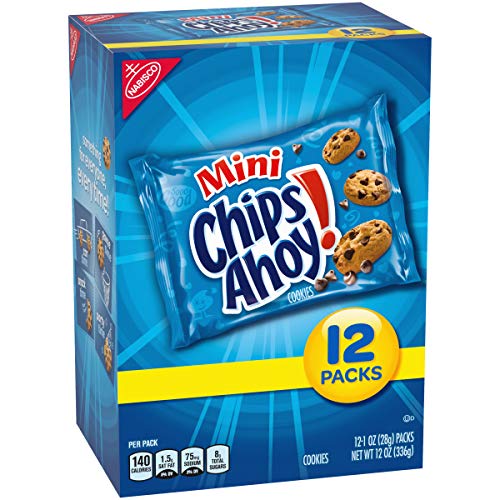 Chips Ahoy! Mini Chocolate Chip Cookies, 12 - 1 Oz Packs
