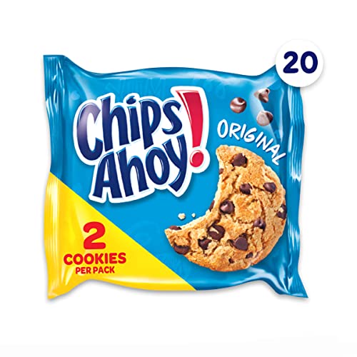 CHIPS AHOY! Original Chocolate Chip Cookies, 20 Snack Packs 2 c...