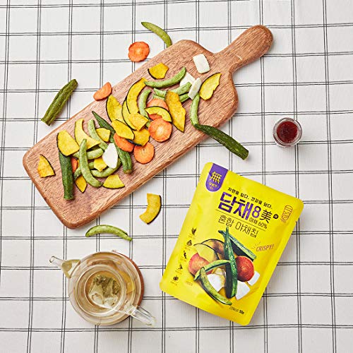 Dosam Global Damchae 8 Mi - Vegetable Chips 2 Flavors Mixed