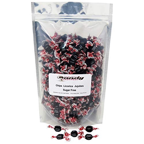 Chips Licorice Jujubes Sugar Free 1 Pound Bag