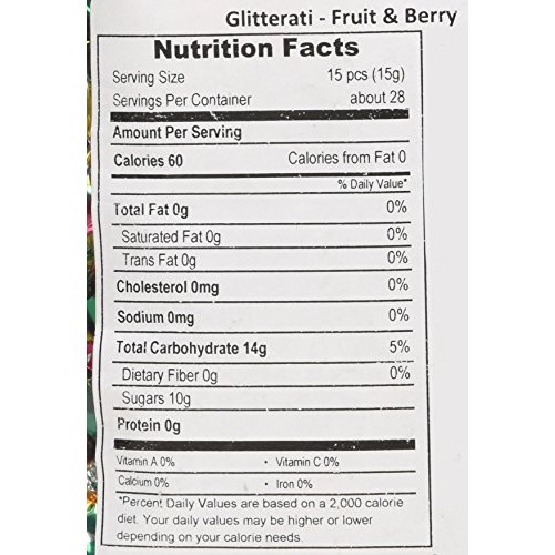 Chipurnoi Glitterati Fruit &Amp; Berry Medley Miniature Hard Candies