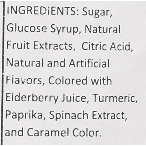 Chipurnoi Glitterati Fruit &Amp; Berry Medley Miniature Hard Candies