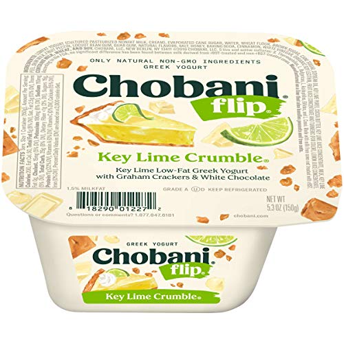 Chobani Flip 5.3 Ounce Pack Of 12 Key Lime Crumble