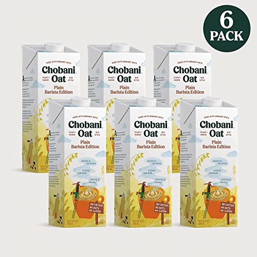 Chobani Oat Milk Plain Barista Edition Oat Drink, 32 Oz | 6/Case