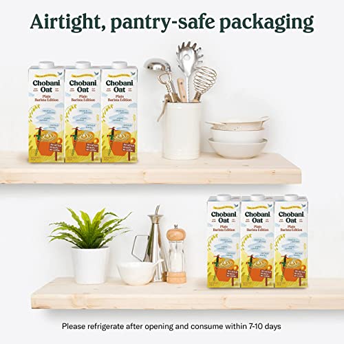 Chobani Oat Milk Plain Barista Edition Oat Drink, 32 Oz | 6/Case
