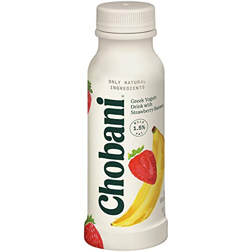 Chobani Strawberry Banana Drinkable Yogurt, 7 Fluid Ounce -- 8 P