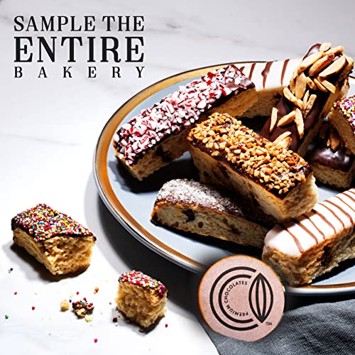 Fathers Day Chocolates Biscotti Gift Basket, Gourmet Chocolate C...