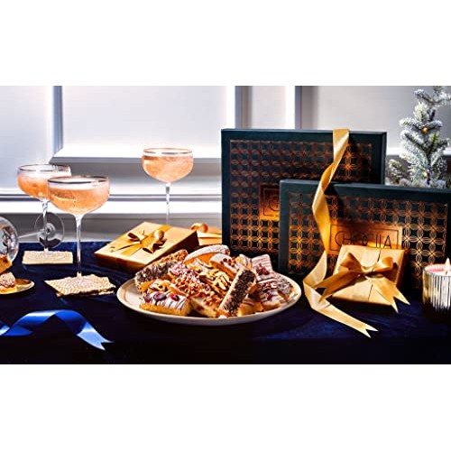 Fathers Day Chocolates Biscotti Gift Basket, Gourmet Chocolate C...