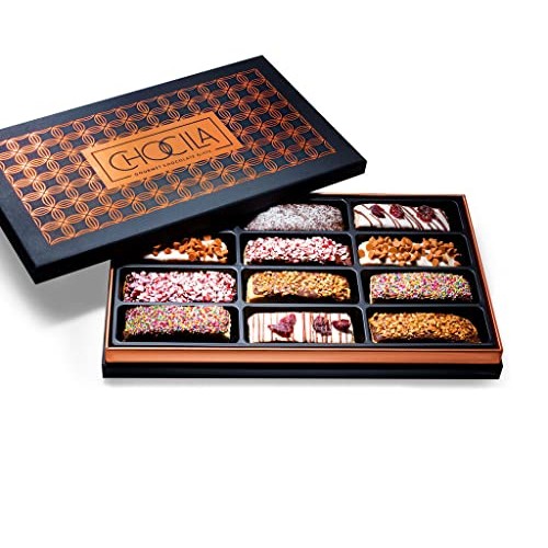 Fathers Day Chocolates Biscotti Gift Basket, Gourmet Chocolate C...