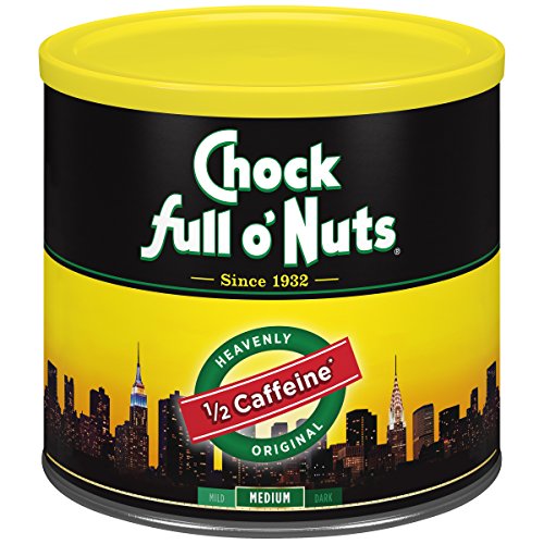 Chock Full O’Nuts Heavenly Half Caffeine Ground Coffee, Medium R