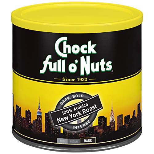 Chock Full O’Nuts New York Roast Ground Coffee, Dark Roast - Ara