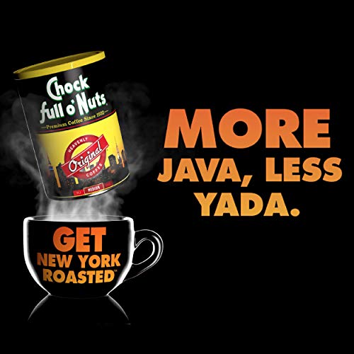 Chock Full Onuts Coffee, Heavenly Half Caffeine Ground, 10.3 Ounce