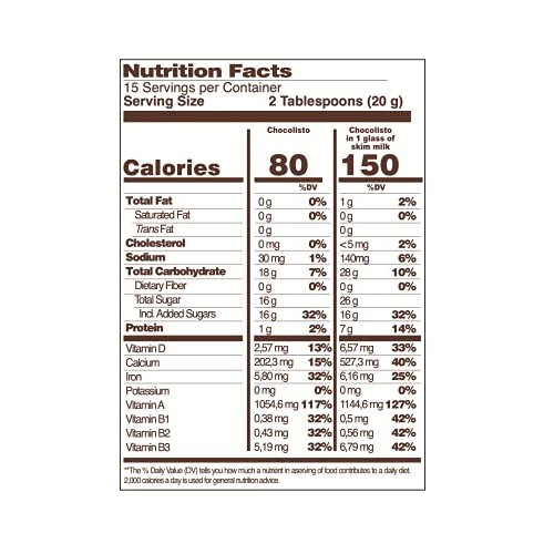 Chocolisto Instant Chocolate Powder Drink Mix | Delicious Chocol...