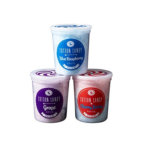 Blue Raspberry, Grape And Cherry Berry Cotton Candy Gift Set – U