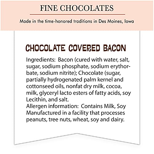 Chocolate Covered Bacon Muddy Pigs Gift Box 12 Oz.