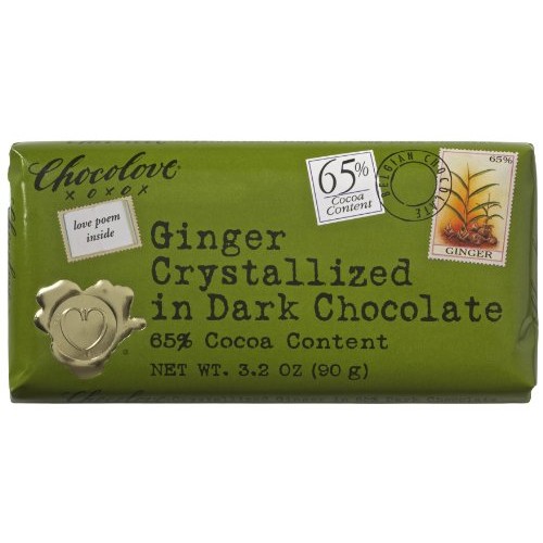 Choc Bar Drk Ginger Cryst 3.2Oz