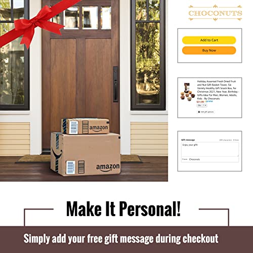 Assorted Fresh Roasted Nut Gift Tower, Variety Of Six Gourmet Nu