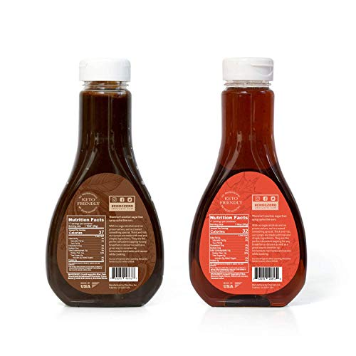 Choczeros Chocolate And Maple Syrup. Sugar Free, Low Net Carb,