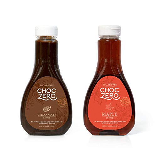 Choczeros Chocolate And Maple Syrup. Sugar Free, Low Net Carb,