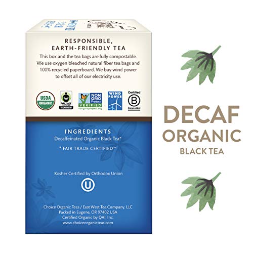 Choice Organic Teas - Decaffeinated English Breakfast Tea - Orga