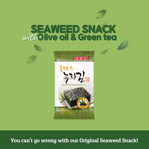 DaechunChois1 Seaweed Snack, Pack of 20, Original, Sea Salt...