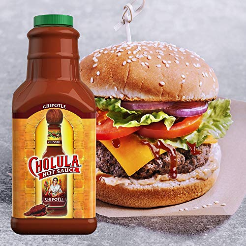 Cholula Chipotle Hot Sauce, 64 Ounce Bottle, Gluten Free, Vegan,