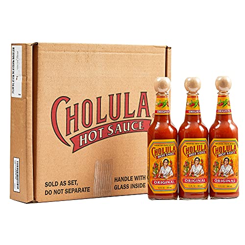 Cholula Original Hot Sauce 12 Fl Oz Multipack, 3 Count | Crafted