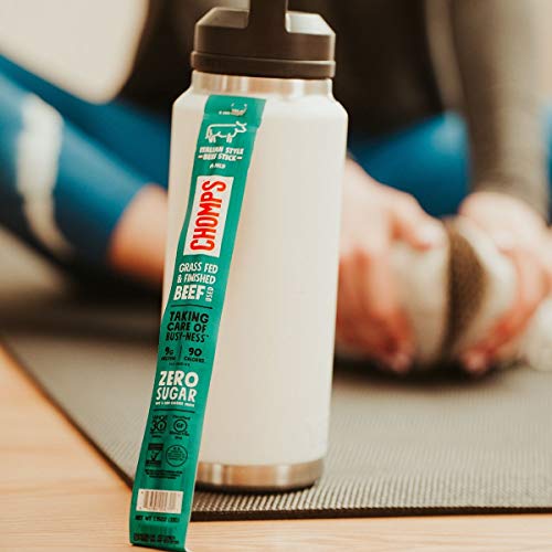 Chomps Grass Fed Beef Jerky Meat Snack Sticks, Aip Diet Complian