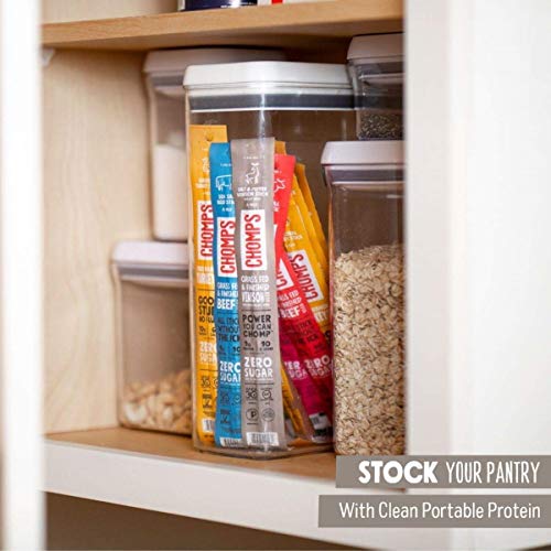 Chomps Grass Fed Beef Jerky Meat Snack Sticks, Aip Diet Complian