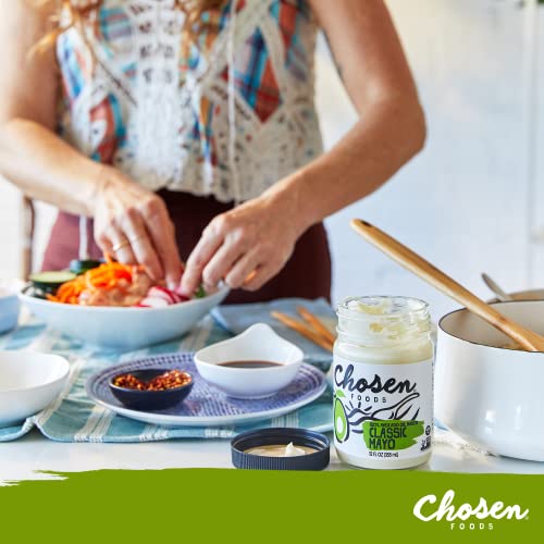 Chosen Foods 100% Avocado Oil-Based Classic Mayonnaise, Gluten &...