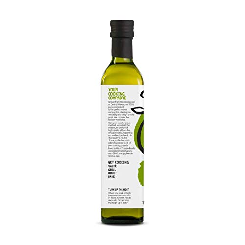 Chosen Foods 100% Pure Avocado Oil 16.9 Oz., Non-Gmo For High-He