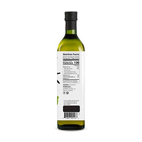 Chosen Foods 100% Pure Avocado Oil 25.3 Oz, Non-Gmo, For High-He