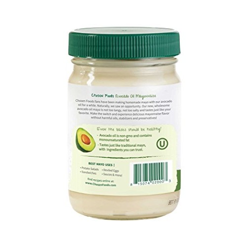 Chosen Foods 100% Pure Avocado Oil Mayo, 12 Ounce