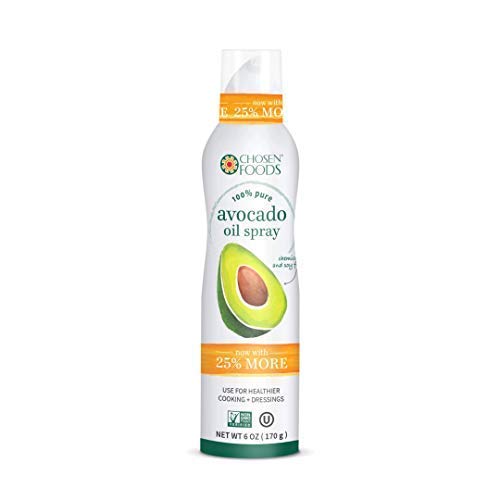 Chosen Foods 100% Pure Avocado Oil Spray 6 Oz. 8 Pack, Non-Gmo