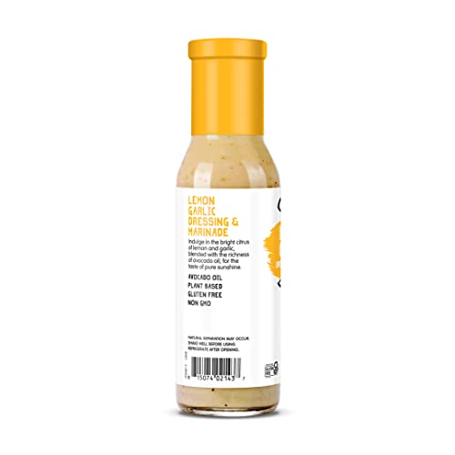 Chosen Foods Avocado Oil-Based Lemon Garlic Salad Dressing And M