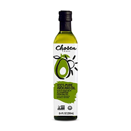 Chosen Foods 100% Pure Avocado Oil 8.4 Oz., Non-Gmo, For High-He