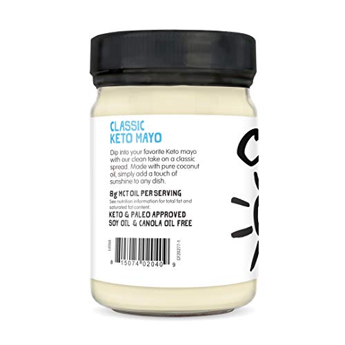Chosen Foods Classic Keto Mayo 12 Oz., Non-Gmo, Gluten Free, Dai